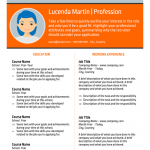 Lucenda Martin Resume Model