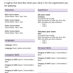 Resume Template Amy Lugan